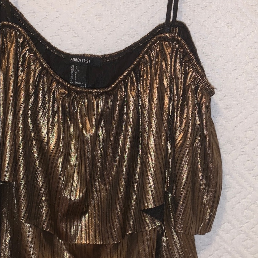 Gold Shimmer Top